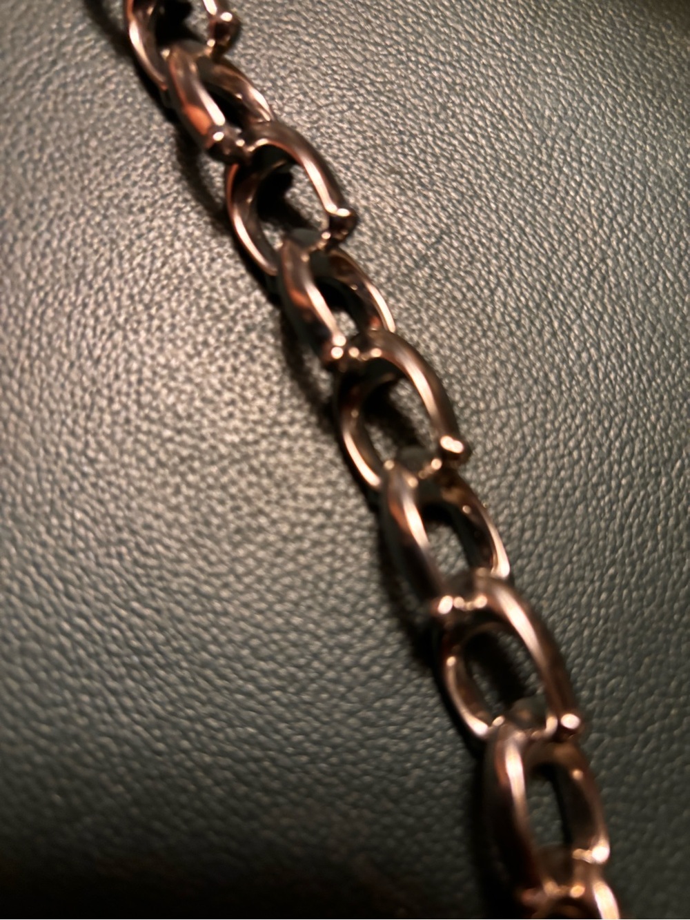 Coach Silver Signature ‘C’ bag chain